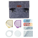 OMNI Universal Expansion Pack with shapes and clamps in gray felt case