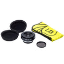 Lensbaby Sweet 22 pancake lens kit for FUJIFILM X with compact metal body and cleaning cloth