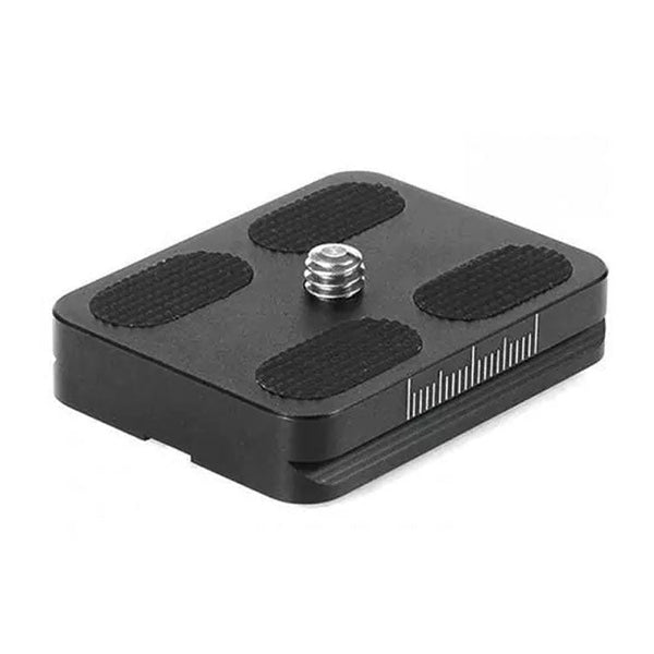Leofoto BPL-50 black anodized quick release plate for cameras with Arca-Swiss compatible mount