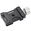 Leofoto DC-32Q QR Clamp with BPL-50 quick-release plate for tripod mounting