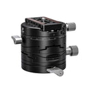 Leofoto G20 geared panoramic head for precise camera positioning with 360° rotation and spirit levels