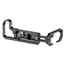 Leofoto L-Bracket designed for Nikon Z5 II camera, precision-machined aluminum, quick-release dovetail compatible, L-shaped mount for landscape and portrait shooting
