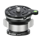 Leofoto LB-60N Leveling Base with butterfly handle and 60mm plate for tripod mounting