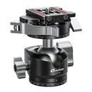 Leofoto LH-30PCL professional ball head with ergonomic locking knobs and precise panoramic control