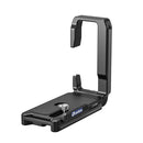 Leofoto LPO-OM-1 L Plate for Olympus OM-1 camera, Arca-Swiss compatible, aircraft-grade aluminum.