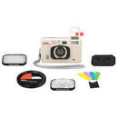 Lomography LomoApparat Chiyoda 35mm film camera with wide-angle lens and experimental attachments