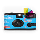 Lomography Simple Use reloadable 35mm camera with Color 400 film, retro design, portable and easy to use.