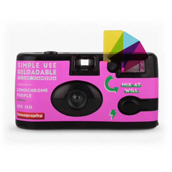 Lomography Simple Use Reloadable 35mm Camera - LomoChrome Purple 400