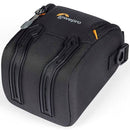 LowePro Adventura III black eco-friendly camera bag with durable molded base and adjustable strap