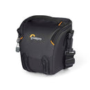 LowePro Adventura TLZ 20 III compact black camera bag with recycled fabric and adjustable strap