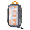 LowePro GearUp Pouch Mini grey compact organizer with recycled fabric and 360-degree zipper