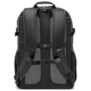 LowePro Truckee BP 250 black camera backpack with padded straps and ventilated mesh back panel
