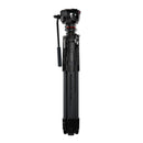 Manfrotto ONE Hybrid carbon fibre tripod with 500X fluid head for photo and video shooting