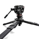 Manfrotto ONE Hybrid carbon fiber tripod with 500X fluid head for photo and video shooting