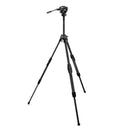 Manfrotto ONE Hybrid carbon fibre tripod with 500X fluid head for photo and video use