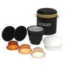 MagMod Professional Strobe Kit XL collapsible studio light modifiers with gels, grids, diffuser, and carrying case