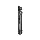 Manfrotto 290 Aluminum Tripod with BeFree Live Fluid Video Head for smooth video panning and portability