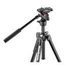 Manfrotto 290 Aluminum Tripod with BeFree Live Fluid Video Head for stable and smooth video footage