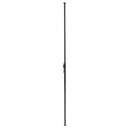 Manfrotto Autopole black adjustable aluminum pole with rubber cups and safety lock, extends 210-370cm, lightweight and portable.