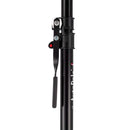 Manfrotto Autopole black adjustable aluminum pole for photography backgrounds with safety lock and rubber end cups
