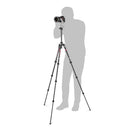 Manfrotto Befree Advanced with 494 AS MKBFRTC4-BH on a white background