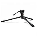 Manfrotto ONE Hybrid aluminum tripod with 500X fluid head for photo and video stability