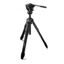Manfrotto ONE Hybrid aluminum tripod with 500X fluid head for photo and video shooting