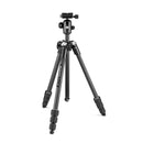 Manfrotto Element MII lightweight carbon tripod with Bluetooth remote and universal smartphone clamp for stable photography