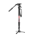 Manfrotto Element MII video monopod with fluid head, lightweight and portable, for smooth panning and stable shooting