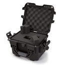 Nanuk 908 black waterproof hard case with foam insert and ergonomic handle for secure storage and transport