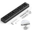 Neewer QR003 9-inch Vixen style dovetail rail bar with mounting holes and hardware for astrophotography devices