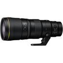 Nikkor Z 600mm f6.3 VR S telephoto prime lens for Nikon Z cameras with vibration reduction and lightweight design