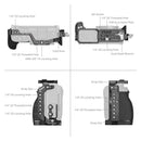 SmallRig Basic Cage Kit for Nikon ZR with multiple mounting points and dedicated HDMI USB-C cable clamp for stable connections and accessory expansion
