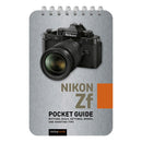 Nikon Zf Pocket Guide with camera image and shooting tips on spiral notebook cover