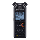 OM System LS-P5 compact professional audio recorder with 3 microphones and Bluetooth control