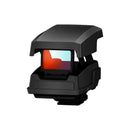 OM System EE-1 dot sight mounted on a camera hot shoe for precise aiming and tracking