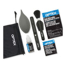 Optex 7-in-1 Camera Cleaning Kit with lens pen, blower, cleaning solution, wipes, brush, cloth, and carry bag