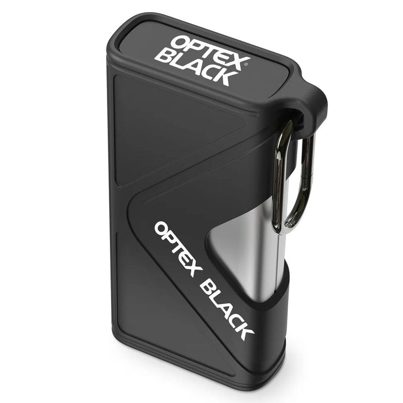 Optex Black Card Keeper 3-in-1 CFexpress and SD card reader with USB-C, tough IP54 metal shell, and multiple card storage slots