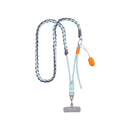PGYTECh LinkGo braided camera strap in blue on a white background