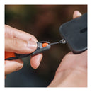 A close up of the quick-release attachment system on the PGYTECH LinkGo phone photography strap.