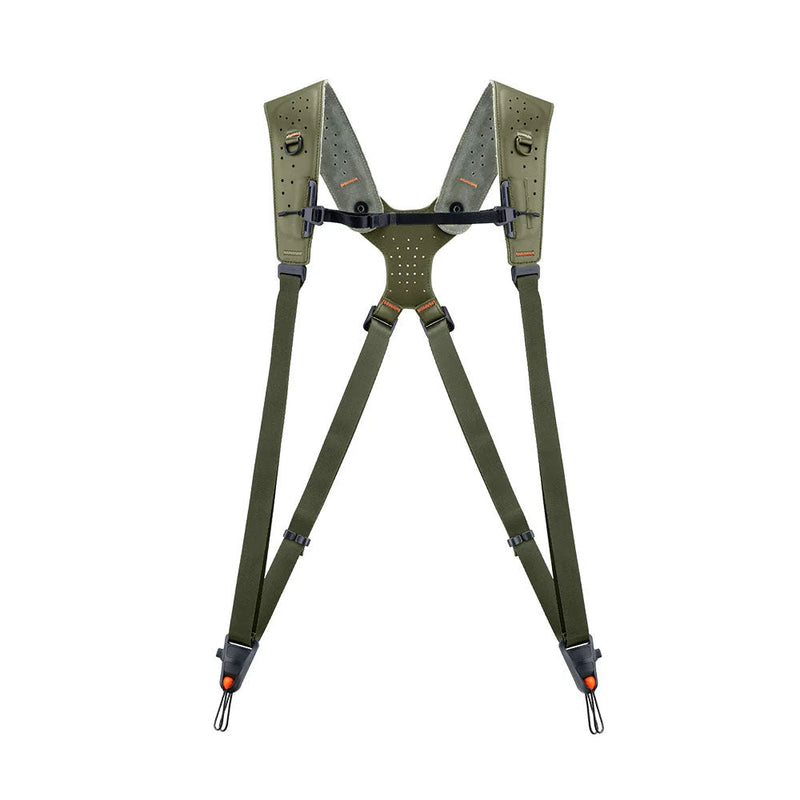 PGYTECH Camera Strap Master dual-shoulder system with quick-release buckles and breathable padded shoulder pads