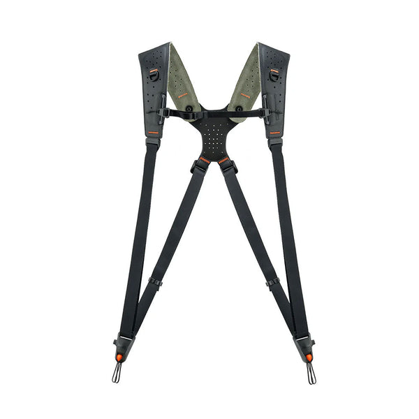 PGYTECH Camera Strap Master dual-shoulder system with quick-release buckles and breathable padded shoulder pads for comfortable camera carrying