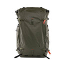 PGYTECH Focux 35L Backpack in olive green with durable waterproof material and mountaineering harness system for photographers