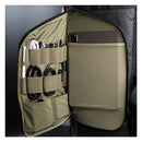 PGYTECH OnePro ST Backpack with AerisFrame Suspension and camouflage rain cover for outdoor photography gear protection