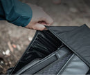 PGYTECH 25L Backpack Rain Cover in use, waterproof and adjustable protecting a 25L backpack