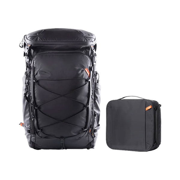 PGYTECH OnePro Flex 50L black camera backpack with detachable camera insert bag