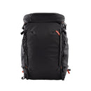 PGYTECH OnePro Flex 30L black camera backpack with mountaineering harness and splashproof material