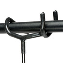 PhotoRepublik Microphone Boom Holder mounted on light stand for hands-free microphone support