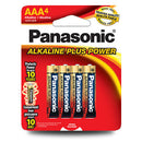 Panasonic Alkaline Plus AAA batteries 4 pack for long-lasting power