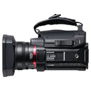 Panasonic HC-X1200 4K camcorder with 25mm wide-angle lens, 24x optical zoom, and long battery life.